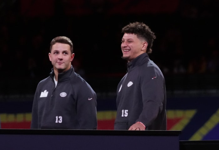 Brock Purdy and Patrick Mahomes